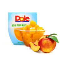 Dole 都乐 黄桃果肉果汁杯 113g*4杯 *21件