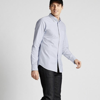 UNIQLO 优衣库 419013 牛津纺条纹衬衫