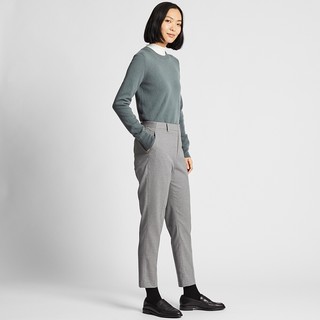 UNIQLO 优衣库 420346 女士EZY绒面九分裤