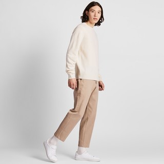 UNIQLO 优衣库 419198 男士羊仔毛圆领针织衫