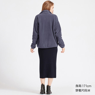 UNIQLO 优衣库 418447 女士摇粒绒拉链茄克