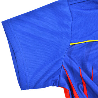 威克多VICTOR胜利羽毛球服女款 T-6607F 马来西亚队服 T恤短袖 运动服  L码 深海蓝 赠运动袜
