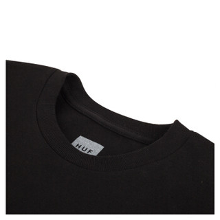 HUF 男士黑色短袖T恤 TS00575-BLACK-XL