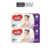 HUGGIES 好奇 超干爽成长裤 L号 女宝 48片*2包 *2件