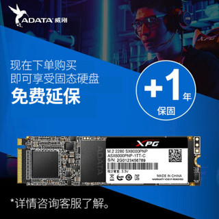 威刚（ADATA）SX6000 PRO SSD固态硬盘 M.2 NVMe 台式/笔记本+固态螺丝*2 512GB