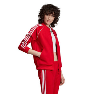 阿迪达斯 ADIDAS 三叶草 女子 三叶草系列 SST TT 运动 夹克 ED7588 S码