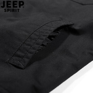 吉普 JEEP 夹克男 2019秋冬新款上衣欧美简约商务休闲立领外套男L2676 卡其 3XL