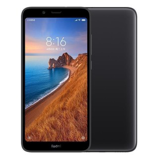 小米 (MI) Redmi 7A 4000mAh超长续航 AI人脸解锁 2GB+32GB 磨砂黑 大电量大音量拍照游戏智能手机