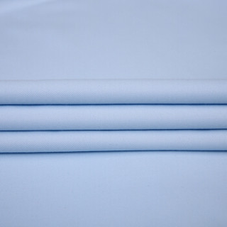 雅鹿 男士衬衫 2019夏季新款时尚商务正装百搭免烫纯色薄款男士休闲衬衫 18520005 蓝色（长袖） 44/5XL