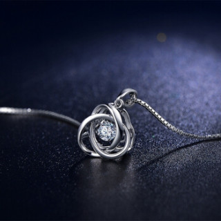 商品zbird 钻石小鸟 18k金钻石吊坠 5分女款项链挂坠 微光星辰ngn86