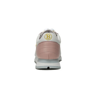 BALLY 巴利 女士灰白色浅粉色多色皮质系带休闲鞋运动鞋 GAVINIA M F 27 6228570 2/35码