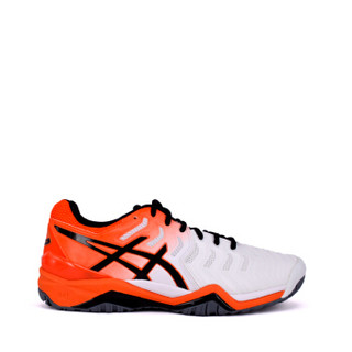 亚瑟士asics 专业网球鞋孟菲尔斯同款E701Y-100防滑耐磨运动鞋GEL-RESOLUTION 7 42