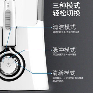 博皓（prooral）多功能冲牙器/洗牙器/水牙线/洁牙器 家用台式 F15 星空灰