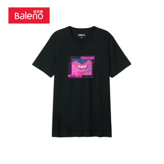 班尼路（Baleno）T恤男 2019夏季潮流风景画印花T恤短袖男 A99 A99 XL