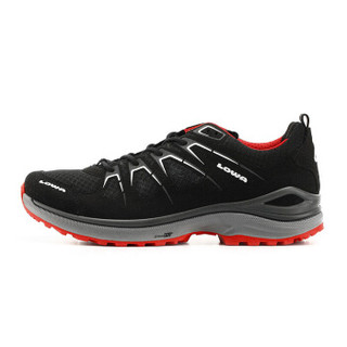 LOWA 德国 户外越野跑步透气运动鞋 INNOX EVO Q3 L进口男款低帮 L310700 黑色/红色 44