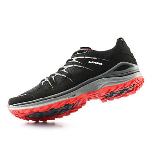 LOWA 德国 户外越野跑步透气运动鞋 INNOX EVO Q3 L进口男款低帮 L310700 黑色/红色 44