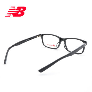 New balance眼镜框男女板材方框眼镜可配近视眼镜镜架 黑色 NB06143C0253