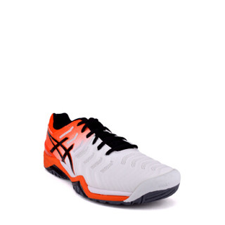 亚瑟士asics 专业网球鞋孟菲尔斯同款E701Y-100防滑耐磨运动鞋GEL-RESOLUTION 7 40.5