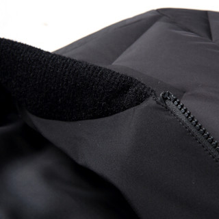 凯撒KAISER 秋冬季韩版男士短款加厚品牌羽绒服休闲时尚外套KSYR88317 黑色 185