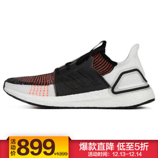 阿迪达斯 ADIDAS 男 跑步系列 ULTRA BOOST 19爆米花底缓震耐磨透气运动跑步鞋 G27519 45码 UK10.5码