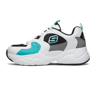 斯凯奇 SKECHERS 男子 熊猫鞋  D'LITES 系列时尚绑带运动鞋 运动 休闲鞋 999228/WBKT 41码 US8码