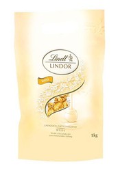 Lindt 瑞士莲 Lindor系列软心巧克力球 白巧克力 81粒，1kg装