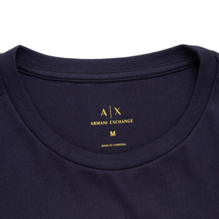 ARMANI EXCHANGE 阿玛尼奢侈品19秋冬新款女士针织T恤衫 6GYTAB-YJG3Z NAVY-1593 L