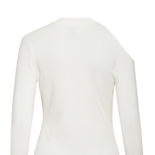 Chris by Christopher BU 卜柯文 设计师品牌 女性针织衫  纯色 露肩款   白色 JDesigner 白色 M