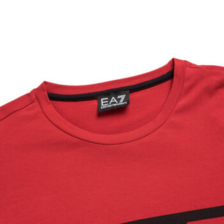 EA7 EMPORIO ARMANI 阿玛尼奢侈品19秋冬新款男士针织T恤衫 6GPT59-PJQ9Z RED-1473 M