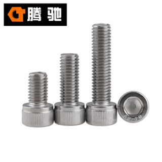 腾驰 CT  316 内六角螺栓 DIN912 M12系列 不锈钢六角螺丝 M12-1.75*20（120支/盒）