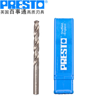 百事通（PRESTO）进口钻头含钴高速钢直柄麻花钻咀（直径:7.9mm 刃长:75.0mm 全长:117mm）