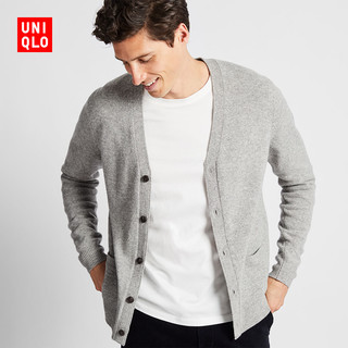 UNIQLO 优衣库 419196 男士V领针织开衫