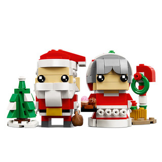 LEGO 乐高 BrickHeadz方头仔系列 40274 圣诞老人和夫人