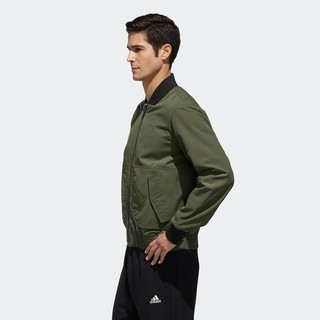 adidas 阿迪达斯  男士针织夹克 DT2487 军绿色 XS