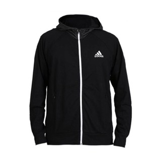 adidas 阿迪达斯 男士运动夹克 DH9106 黑色 M