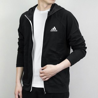 adidas 阿迪达斯 男士运动夹克 DH9106 黑色 M