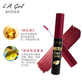 L.A. GIRL 洛杉矶女孩 金属色液体唇釉 7ml