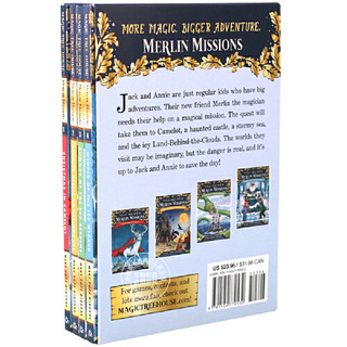 《神奇树屋·梅林的任务1-4册》原版+网易有道词典笔2.0