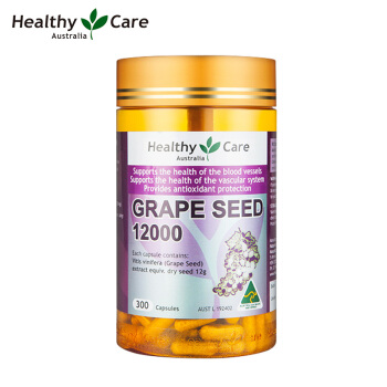 HealthyCare 澳世康 Healthy Care 澳世康 葡萄籽精华胶囊 300粒