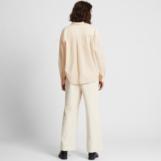 UNIQLO 优衣库 420563 女款灯芯绒半开领上衣