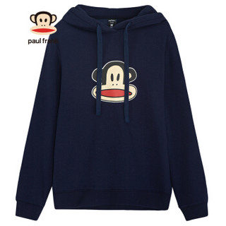 Paul Frank/大嘴猴 2019秋季新款卫衣女潮ins韩版超火cec外套连帽上衣 PFCTT191150W 藏青色 S