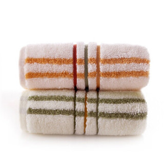 金号毛巾 S1039W 吸水毛巾（绿/棕 两色随机发）(10条/组）