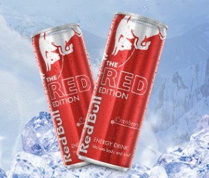 Red Bull 红牛 维生素功能饮料 蔓越莓风味 250ml*24罐