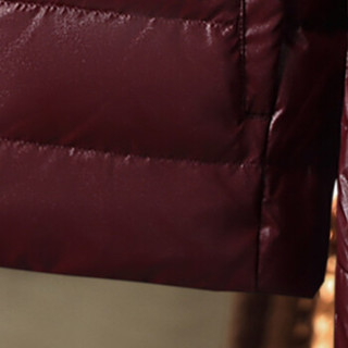 啄木鸟（TUCANO）羽绒服男2019冬季新品经典款连帽加厚保暖上衣休闲男装外套 红色 XL