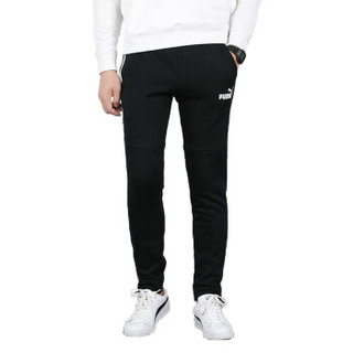 彪马 PUMA 男子 针织长裤 Amplified Pants FL 运动裤 580950 01黑色抓绒 L码