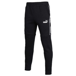 彪马 PUMA 男子 针织长裤 Amplified Pants FL 运动裤 580950 01黑色抓绒 L码