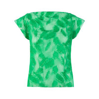 Ms MIN 设计师品牌 孔雀绿苏穗提花宽松盖袖上衣 JDesigner 绿色 0