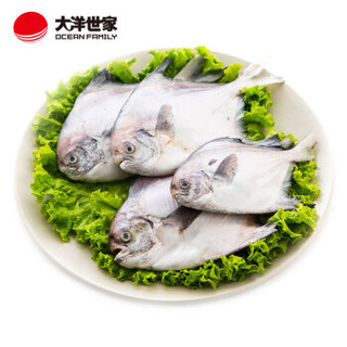 大洋世家 舟山鲳鱼 1000g/袋（8-10条）平鱼 海鲜水产 火锅食材