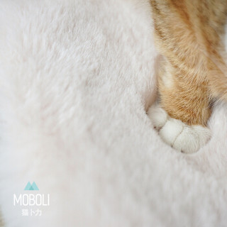 MOBOLI猫卜力 猫垫子 猫胶囊专用垫子 出行猫包垫 猫咪垫 米白色
