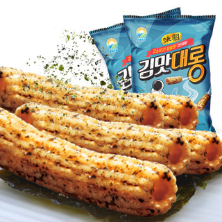 韩国进口 九日(jiuri) 味祖炒年糕条（海苔味）100g*2包